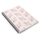 Rosa Beaux Pink Spiral Notebook - Ruled Line