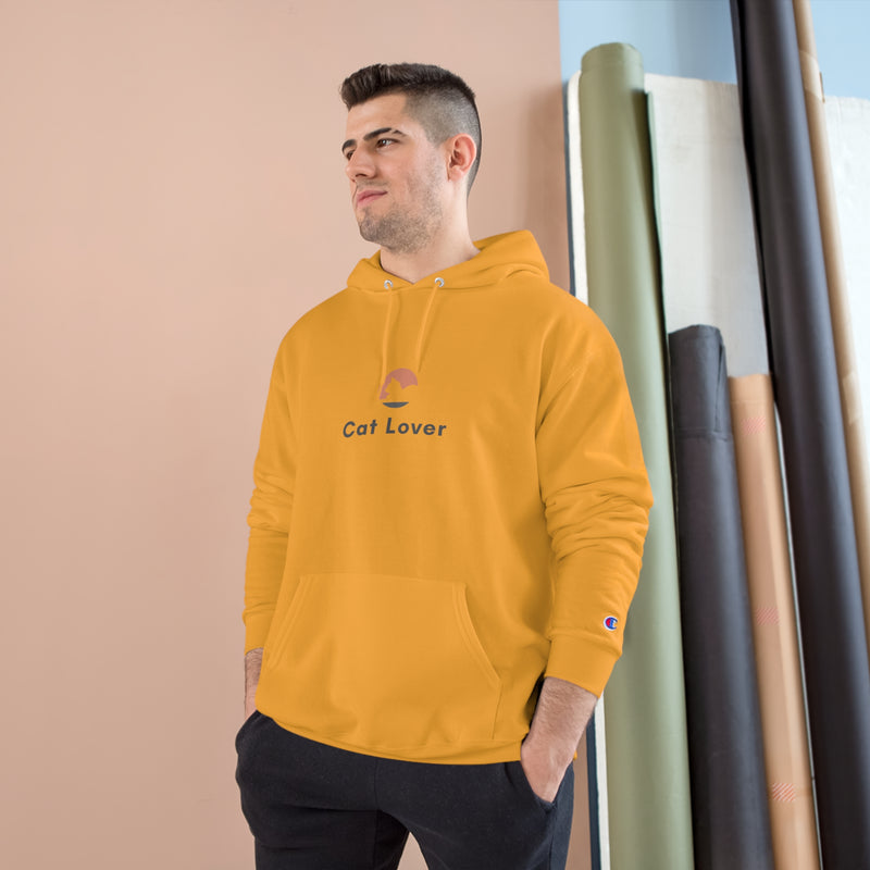 Cat Lover Champion Hoodie