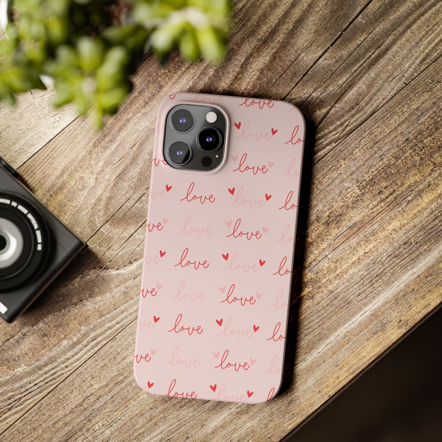 Love Silk Slim iPhone Case