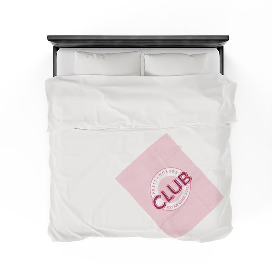 Pretty Nurses Club Est Velveteen Plush Blanket