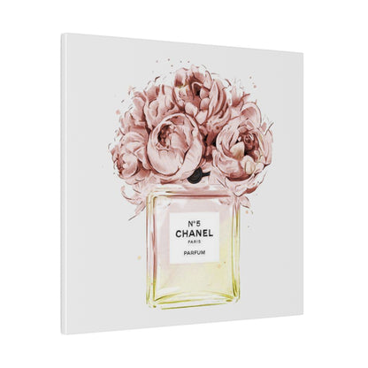 Luxury Fragrance Bouquet Matte Canvas, Stretched