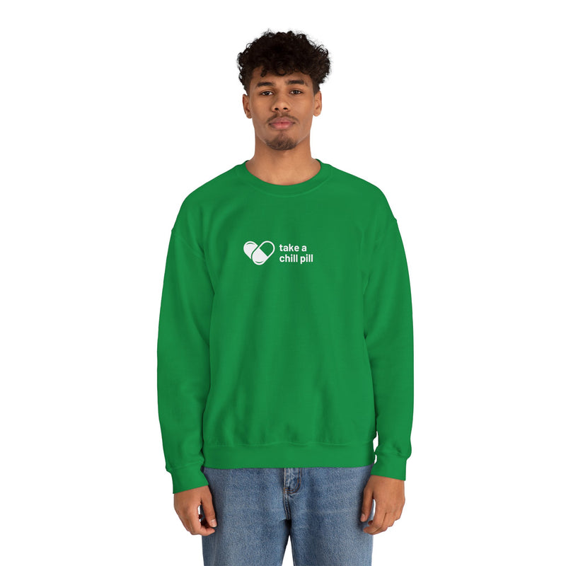 Take a Chill Pill Heavy Blend™ Crewneck Sweatshirt