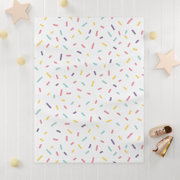 Lucky Sprinkles Soft Fleece Baby Blanket