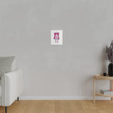 Pink Coke Coquette Matte Canvas, Stretched