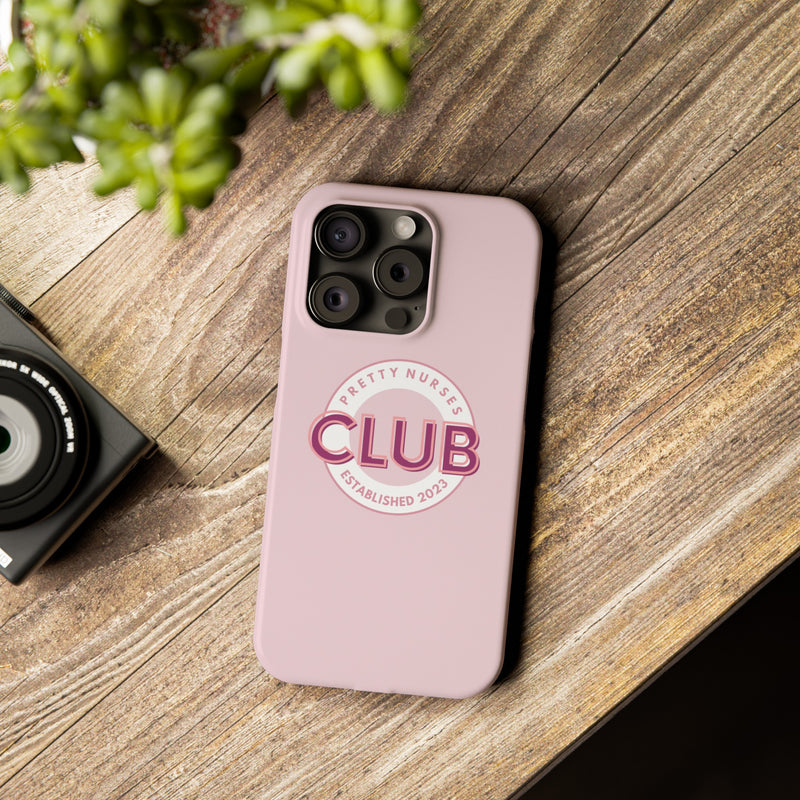 Pretty Nurse Club Est Slim iPhone Case