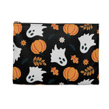 Boo Pumpkins Black Accessory Pouch