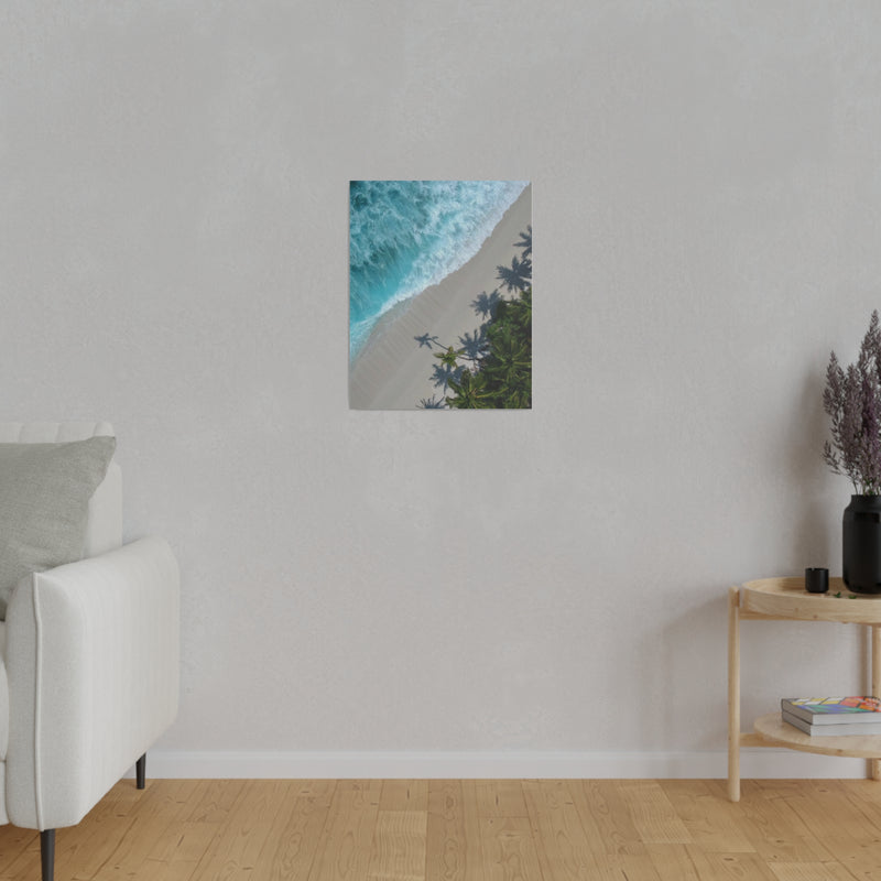 Paradise Cove Matte Canvas, Stretched