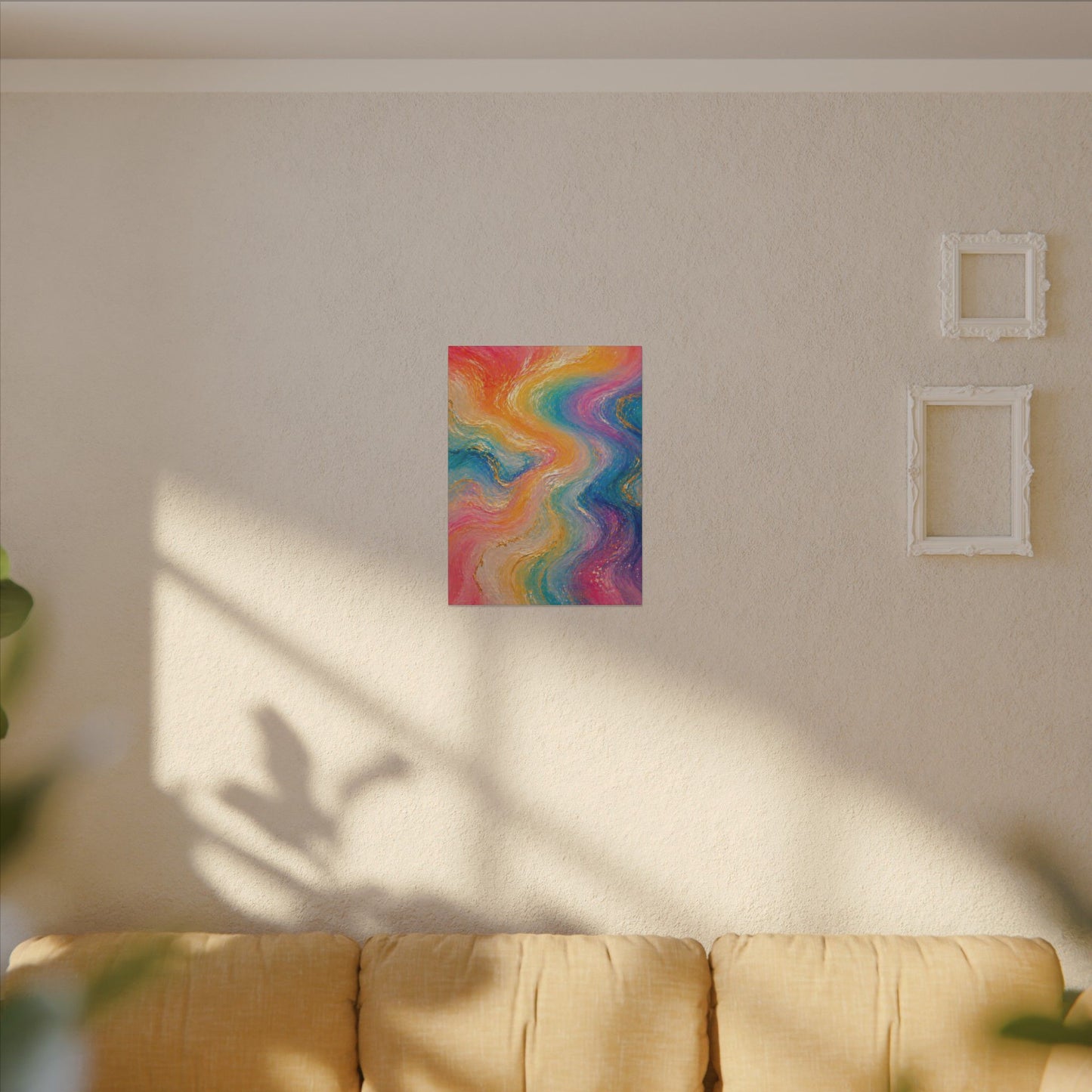 Rainbow Wave — Matte Canvas Wall Art
