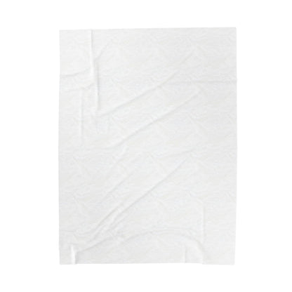 Autumn Checkered Floral Velveteen Plush Blanket