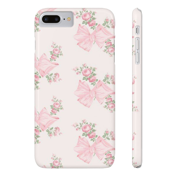 Rosa Beaux Pink Slim iPhone Case