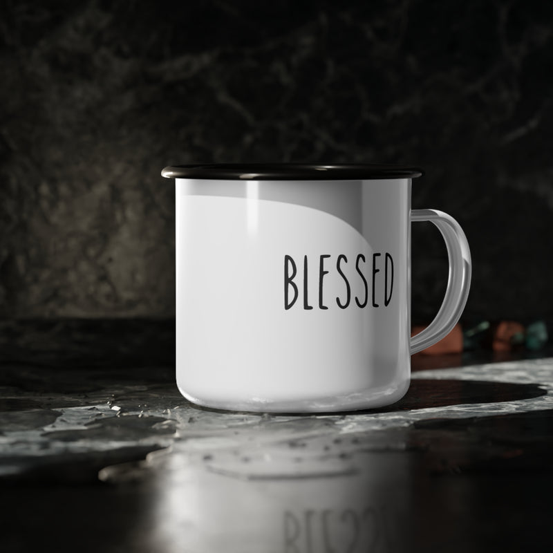 Blessed Enamel Camp Cup