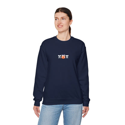 Coquette Pumpkin Embroidered Crewneck Sweatshirt