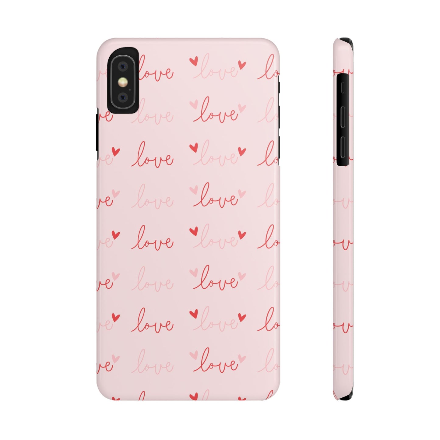 Love Silk Slim iPhone Case