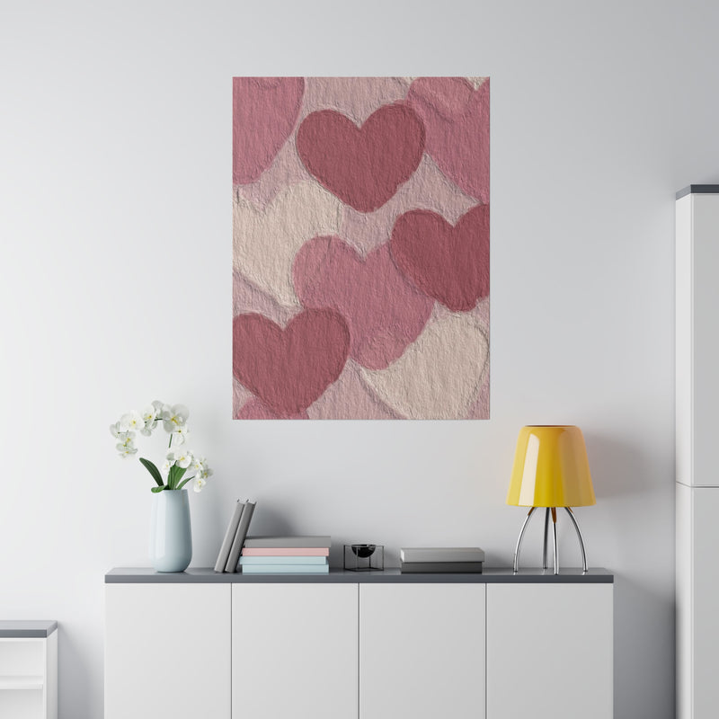 Love in the Air Matte Canvas, Stretched