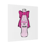 Pink Coke Coquette Matte Canvas, Stretched