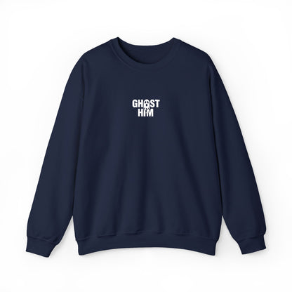 Ghost Him Embroidered Crewneck Sweatshirt