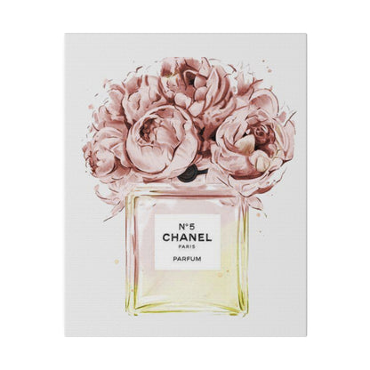 Luxury Fragrance Bouquet Matte Canvas, Stretched