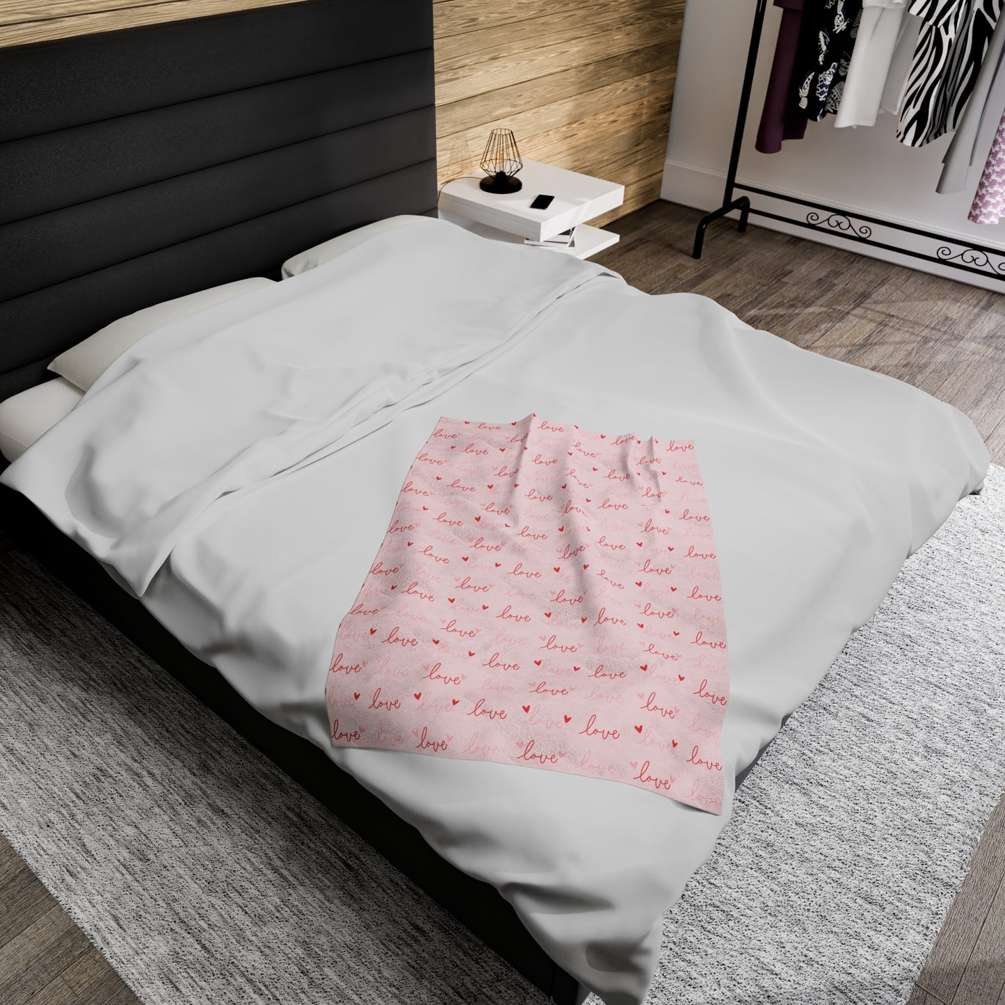 Love Silk Velveteen Plush Blanket