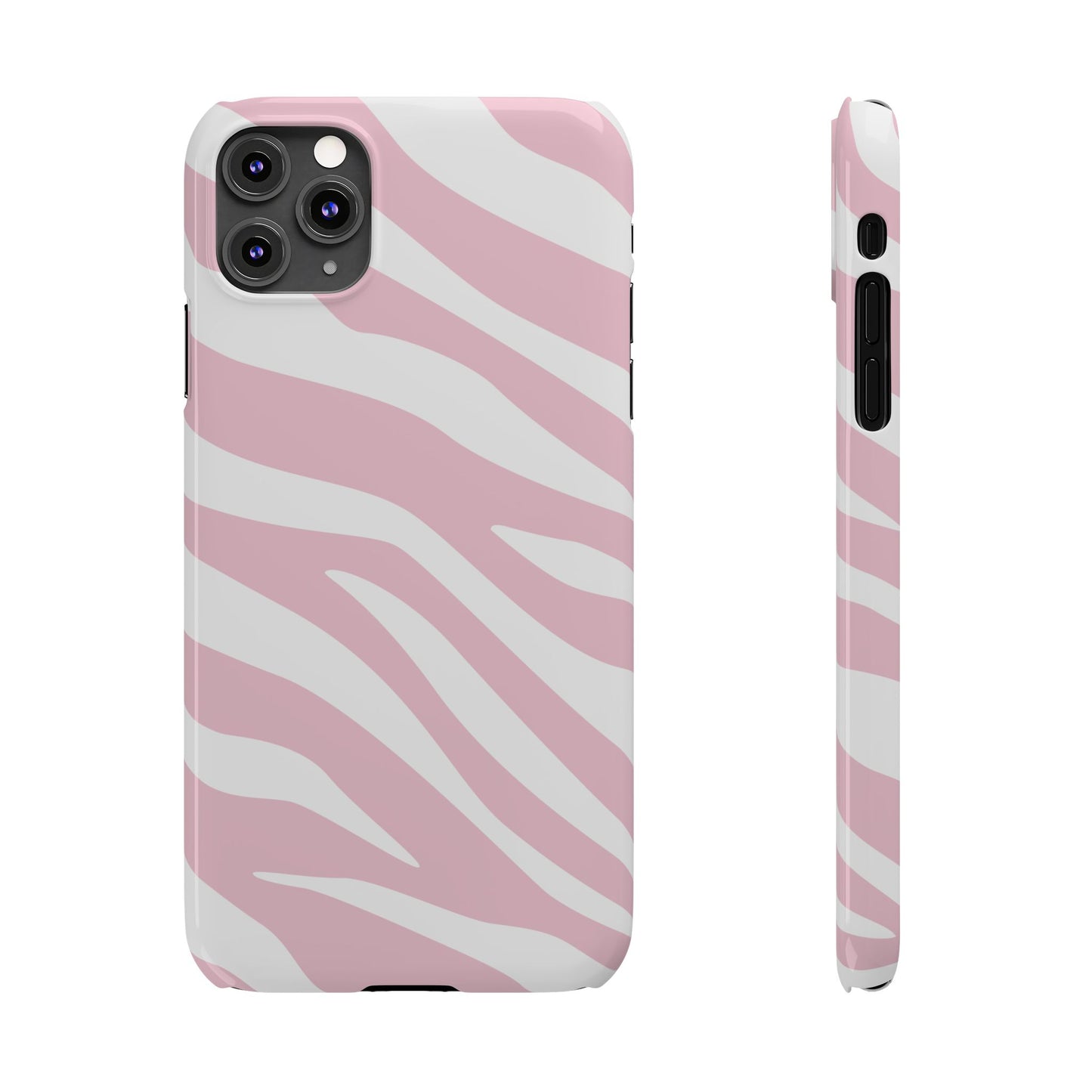 Pink Zebra Slim iPhone Case