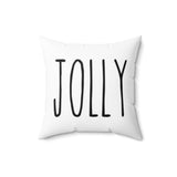 Jolly Spun Polyester Square Pillow