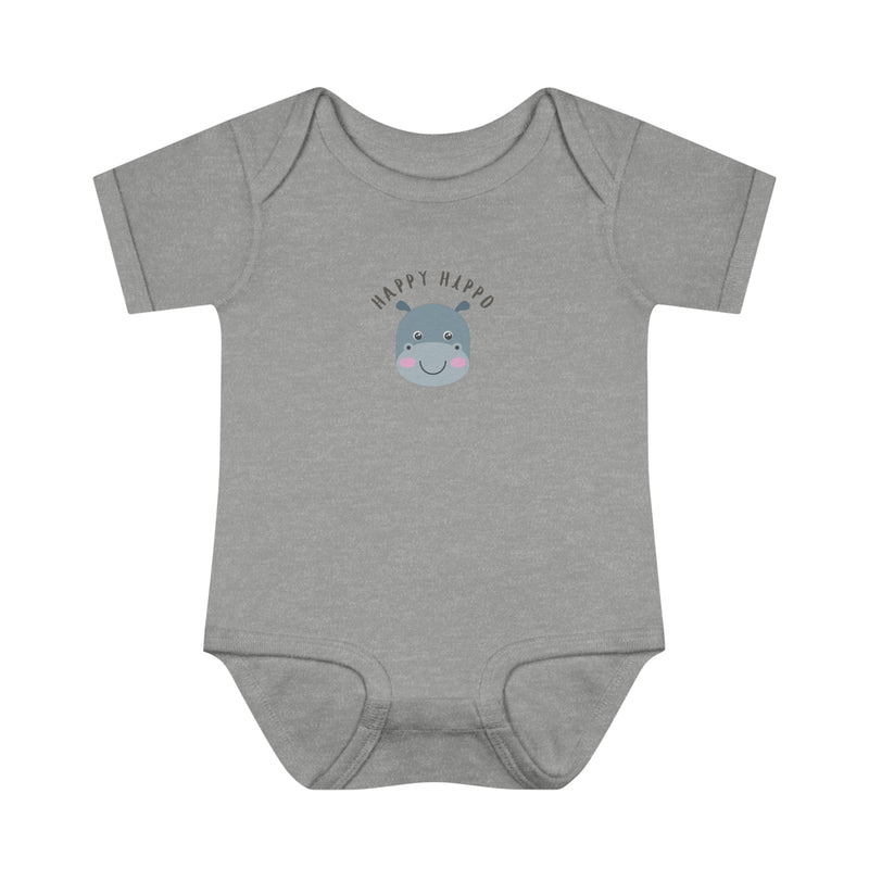 Happy Hippo Baby Bodysuit