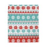 Christmas Flakes Velveteen Plush Blanket