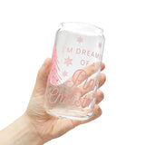 Dreaming of a Pink Christmas Sipper Glass