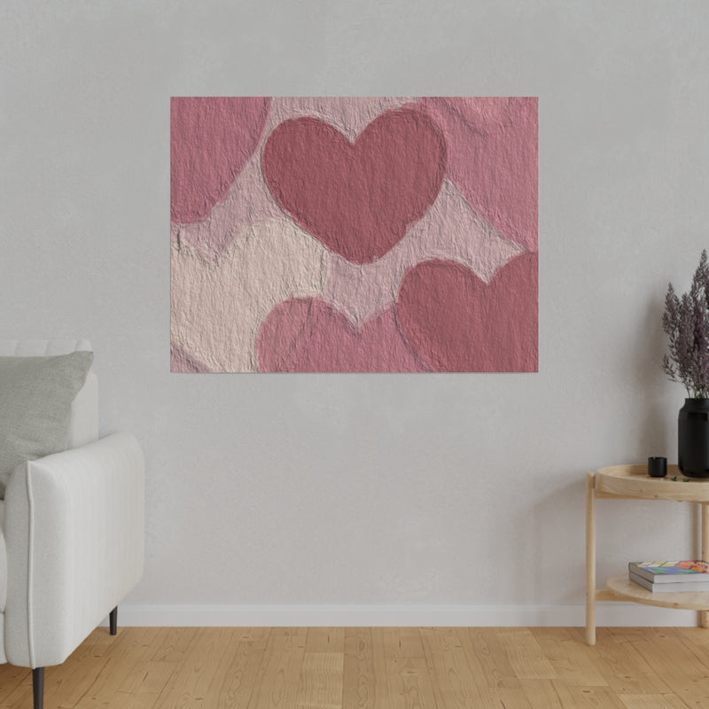 Love in the Air Matte Canvas, Stretched