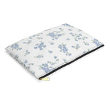 Blue Petals Accessory Pouch