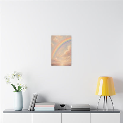 Rainbow Horizon Canvas Print — Matte Stretched Canvas