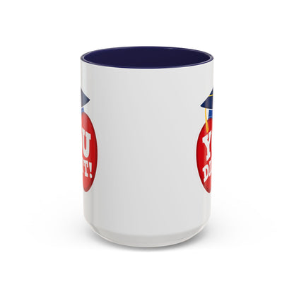 You Did It! Graduation Apple Accent Coffee Mug (11/15oz)