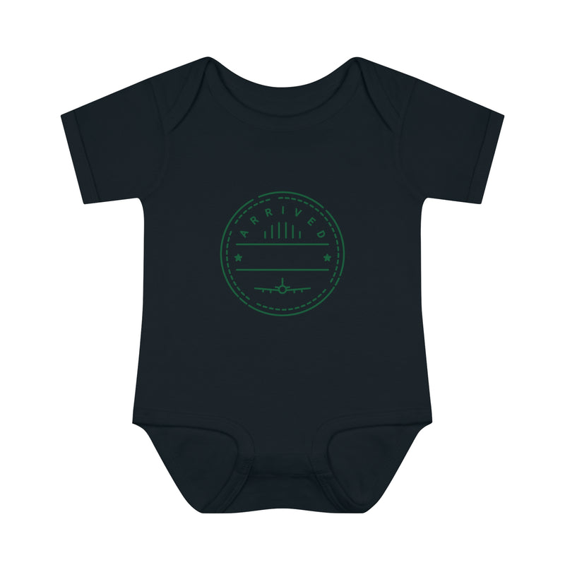 Arrived Stamp Baby Bodysuit