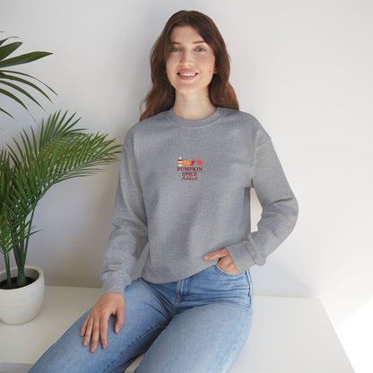 Pumpkin Spice Addict Embroidered Crewneck Sweatshirt