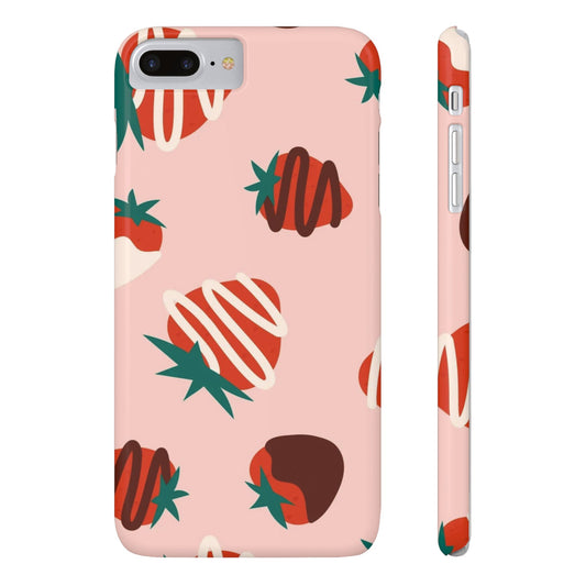 Berries and Cream Slim iPhone Case