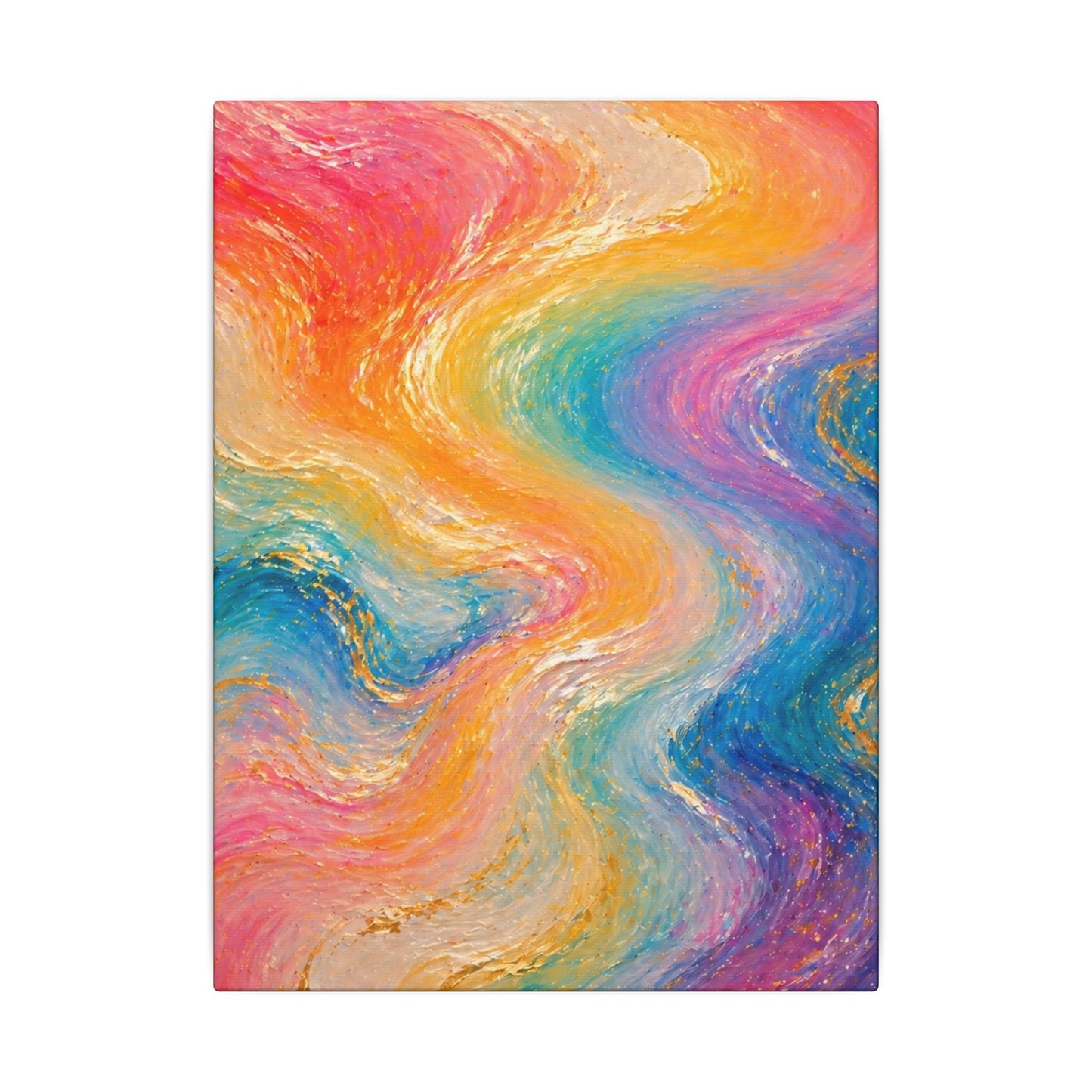 Rainbow Wave — Matte Canvas Wall Art