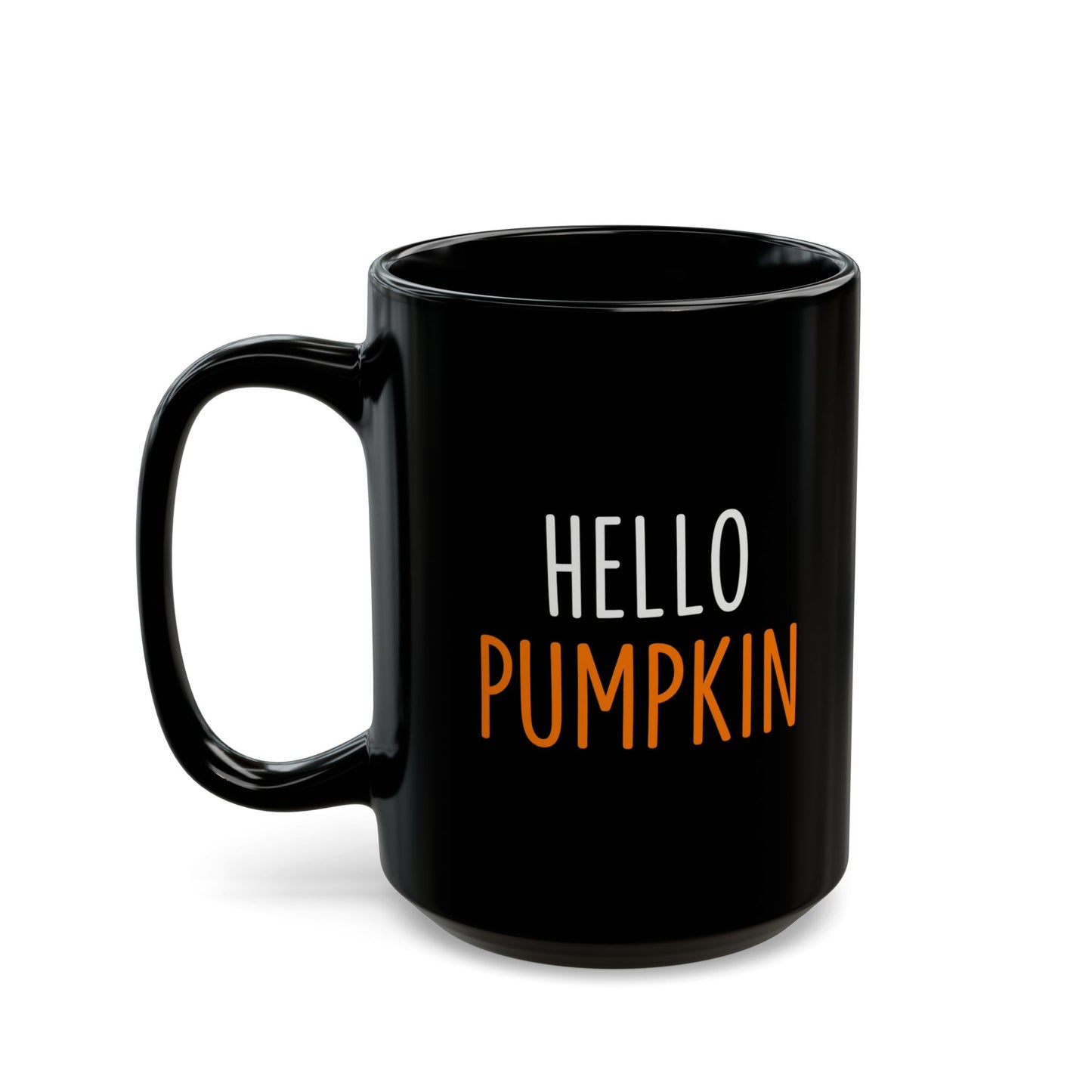 Hello Pumpkin Black Mug (11oz, 15oz)