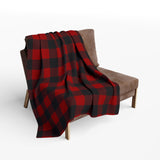 Red and Black Plaid Arctic Fleece Blanket