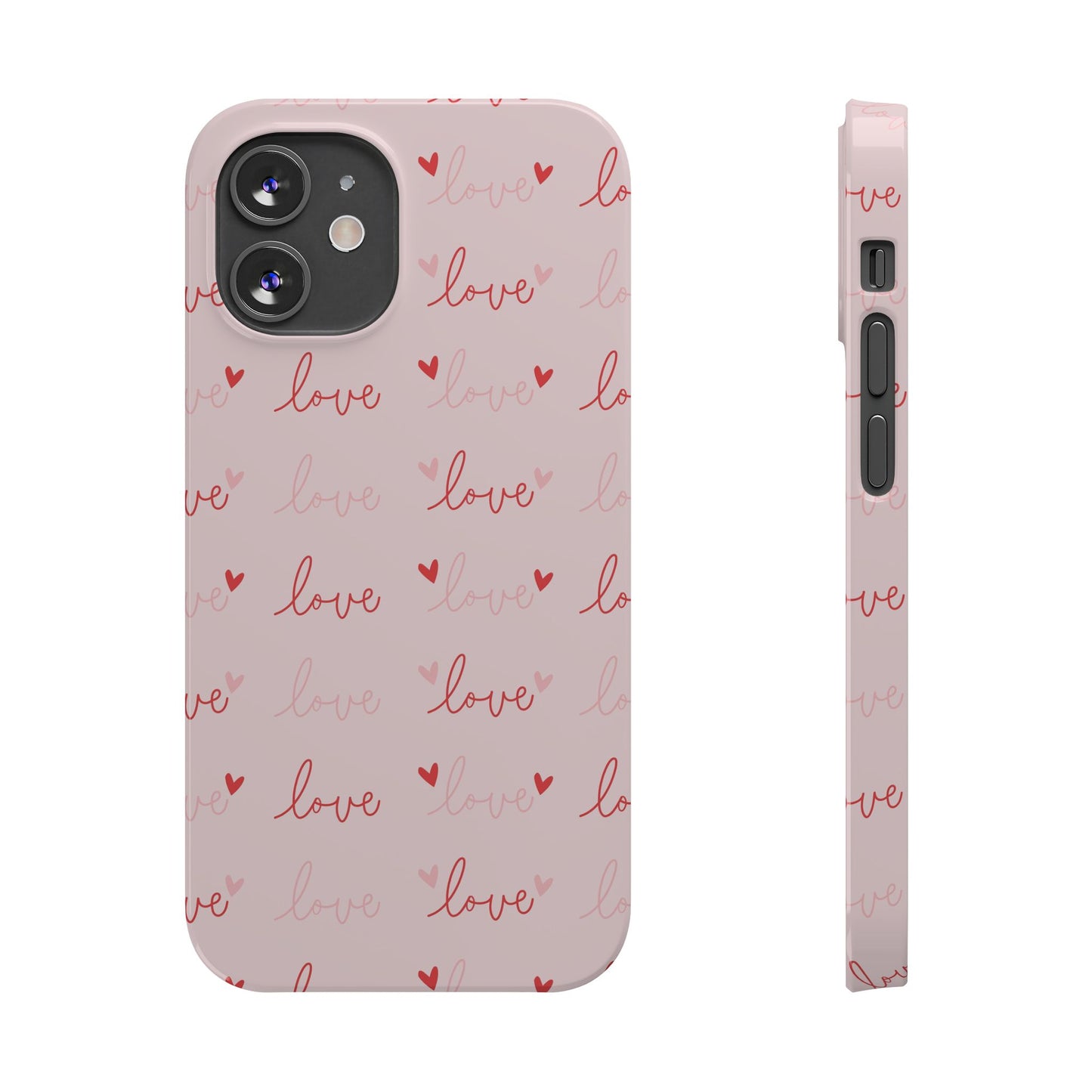 Love Silk Slim iPhone Case
