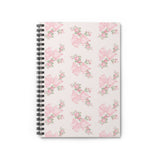 Rosa Beaux Pink Spiral Notebook - Ruled Line