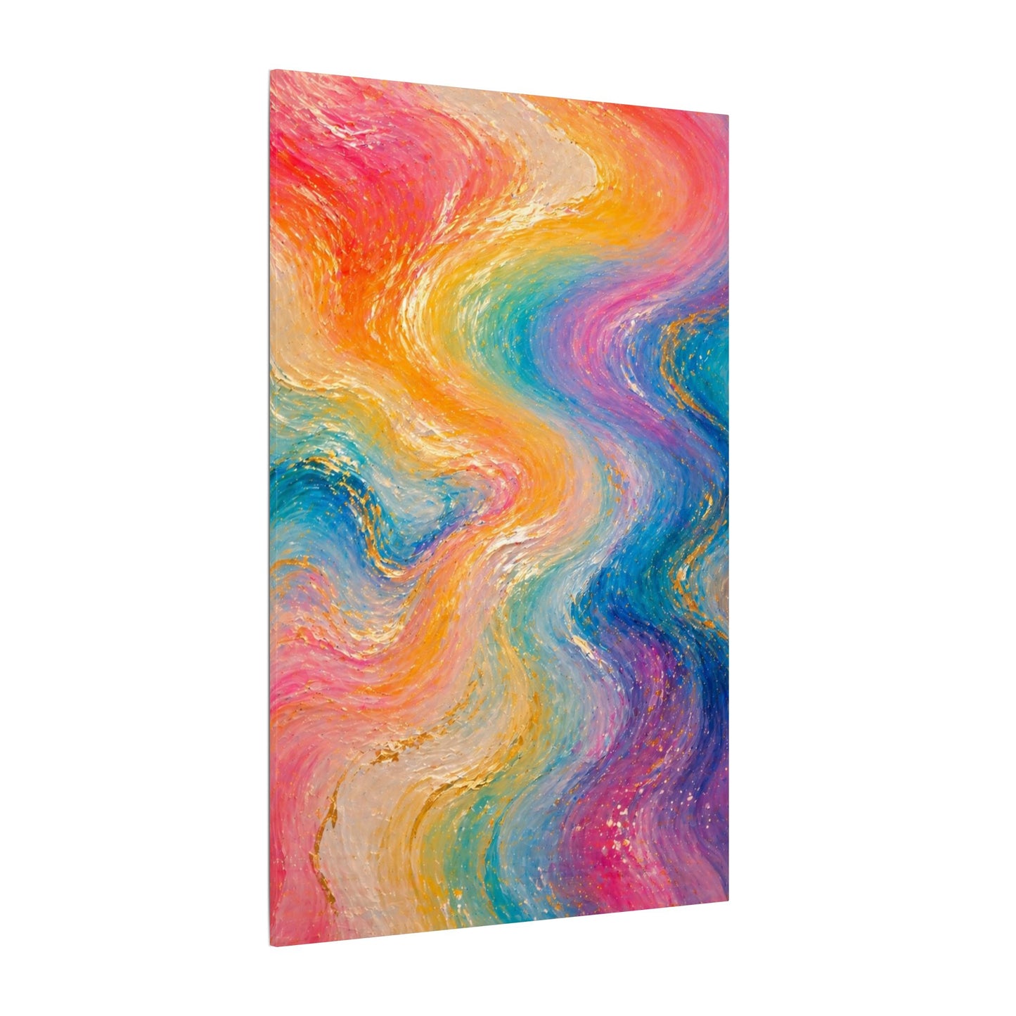 Rainbow Wave — Matte Canvas Wall Art