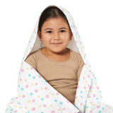 Multicolor Polka Dot Youth Hooded Towel