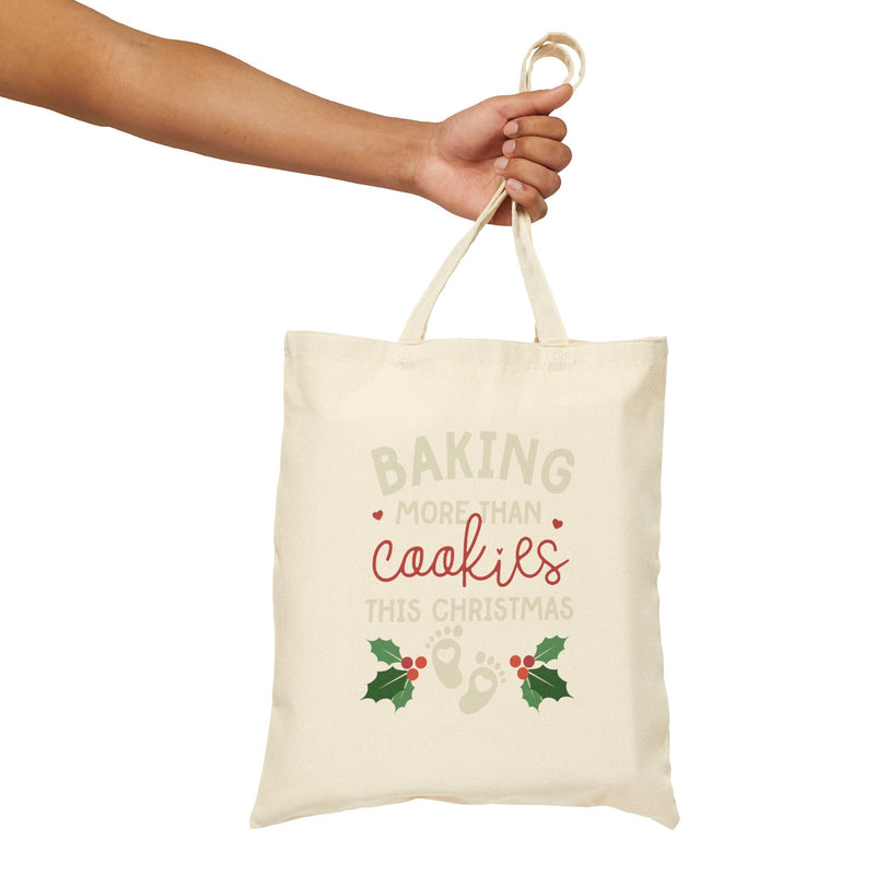 Baking More Than Cookies Cotton Canvas Tote Bag