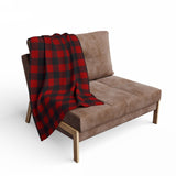 Red and Black Plaid Arctic Fleece Blanket