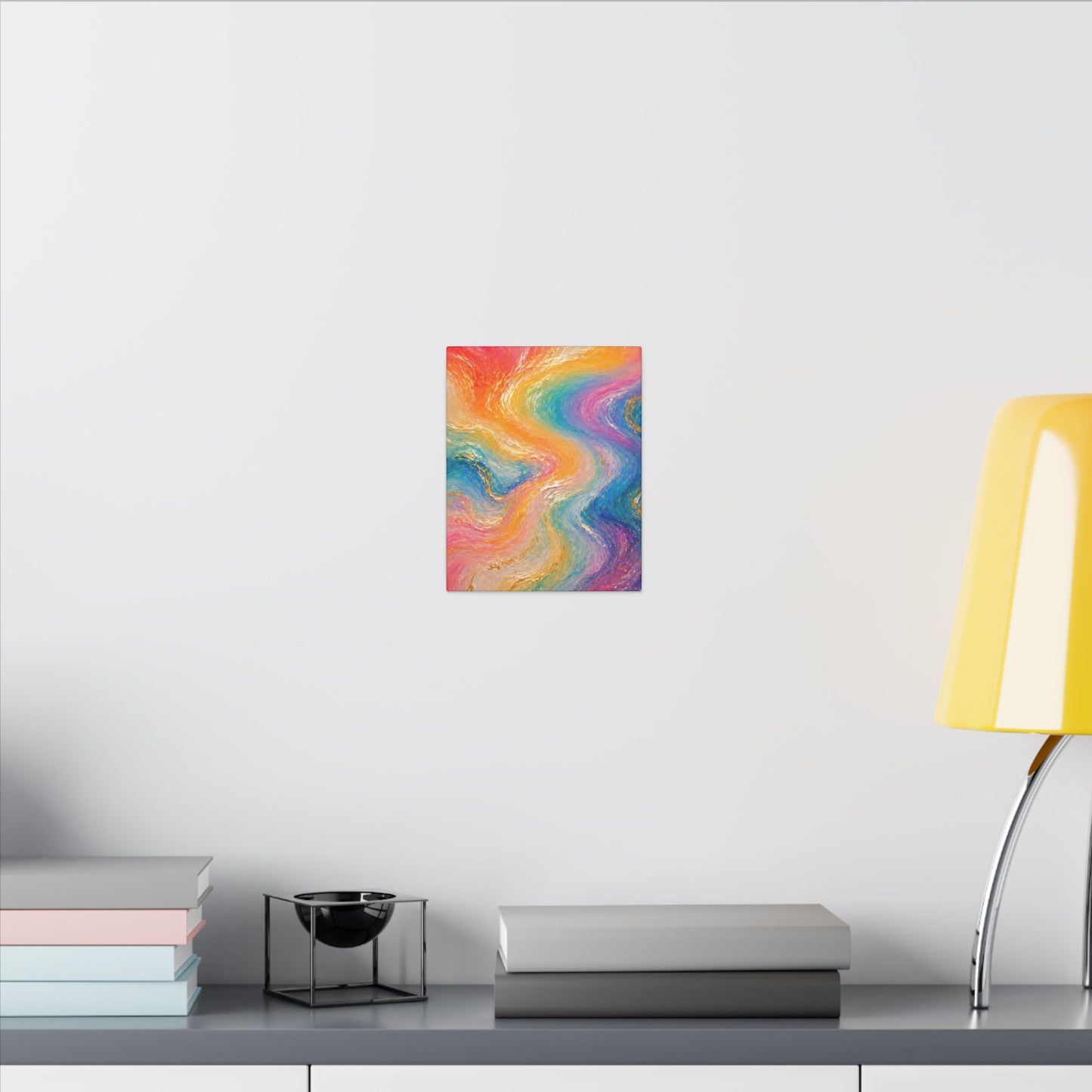 Rainbow Wave — Matte Canvas Wall Art