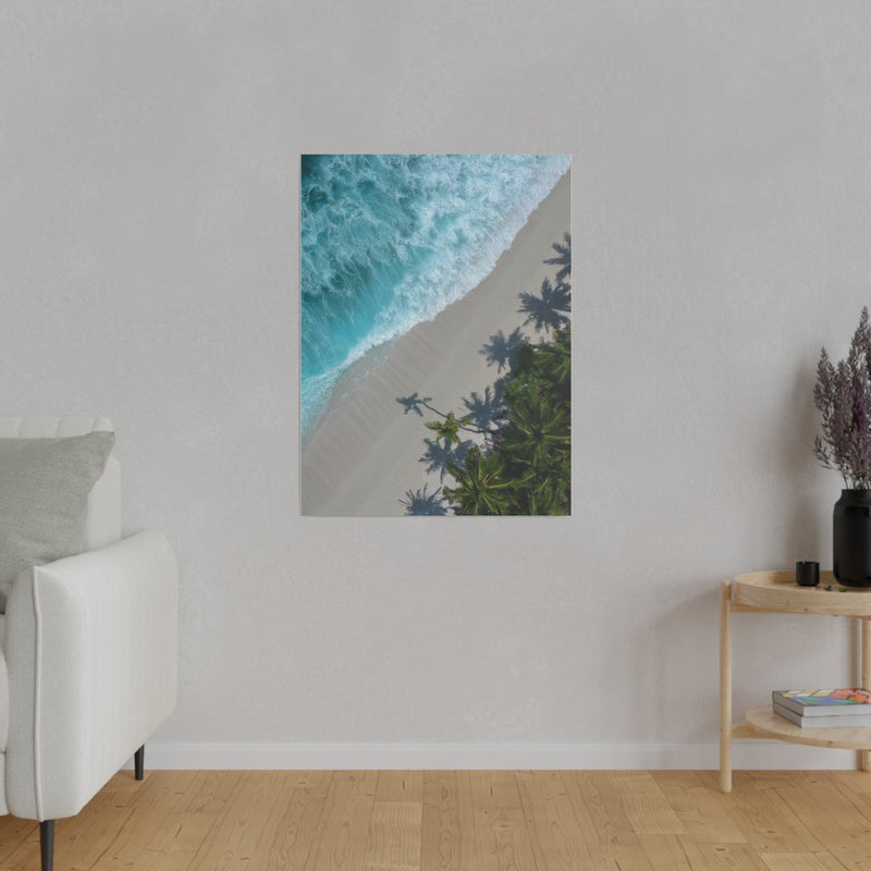 Paradise Cove Matte Canvas, Stretched