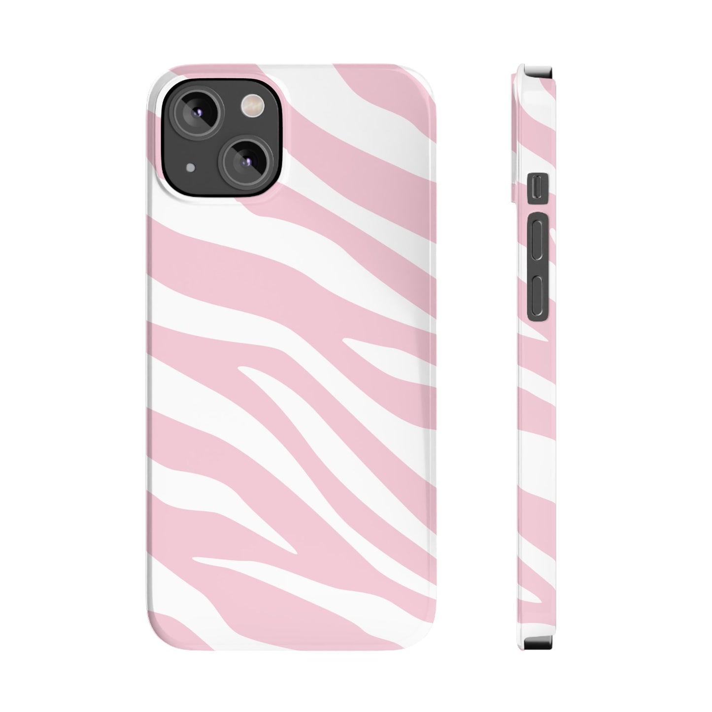 Pink Zebra Slim iPhone Case