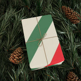 Red and Green Striped Wrapping Papers