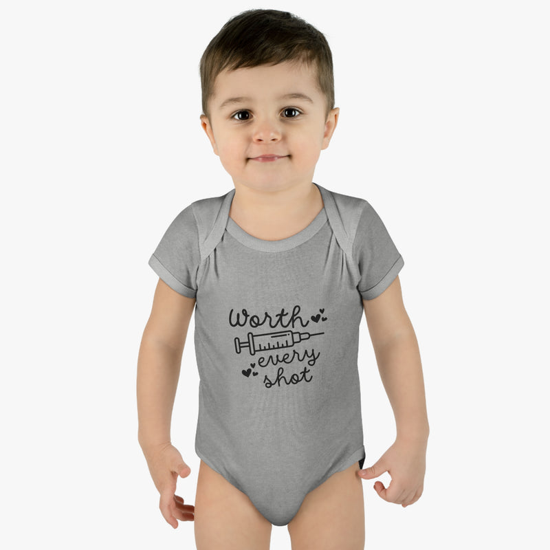 Worth Every Shot IVF Baby Bodysuit