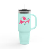 Be Merry Insulated Travel Mug, 40oz