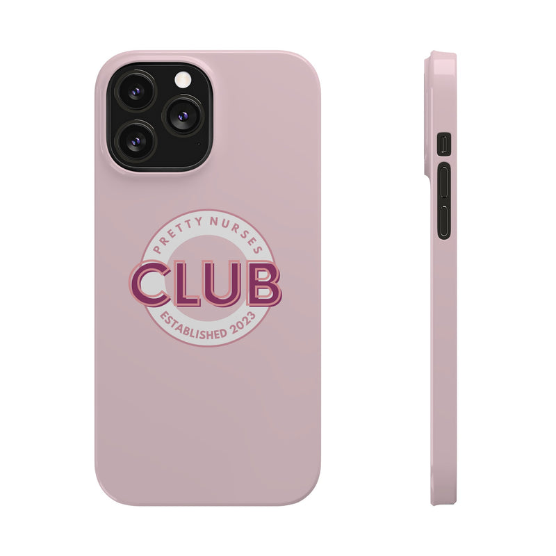 Pretty Nurse Club Est Slim iPhone Case